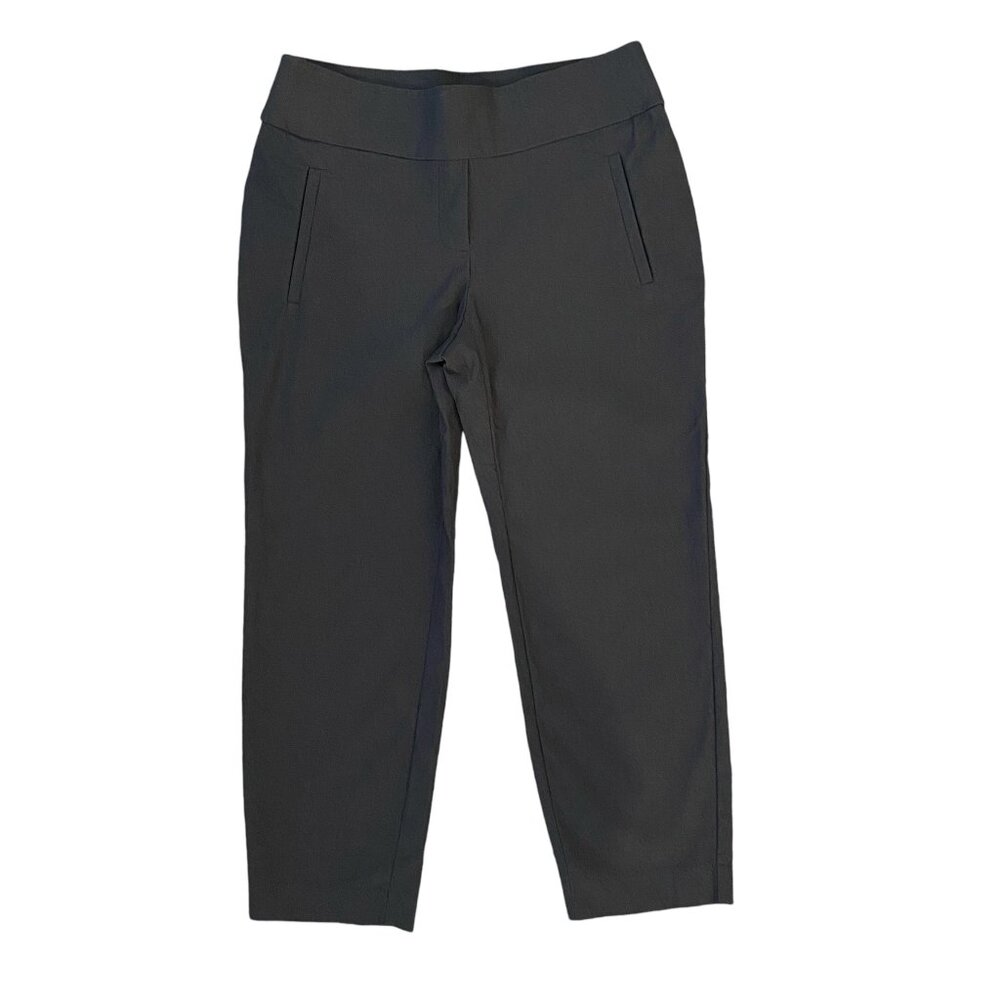 Apt. 9 women's size 4 pull-on gray cropped stretchy dressy or casual pants